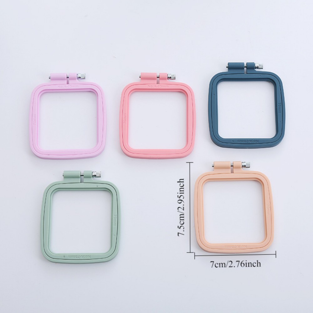 Aros de bordado de plástico ov - Embroidery Hoop Square reseña y precio