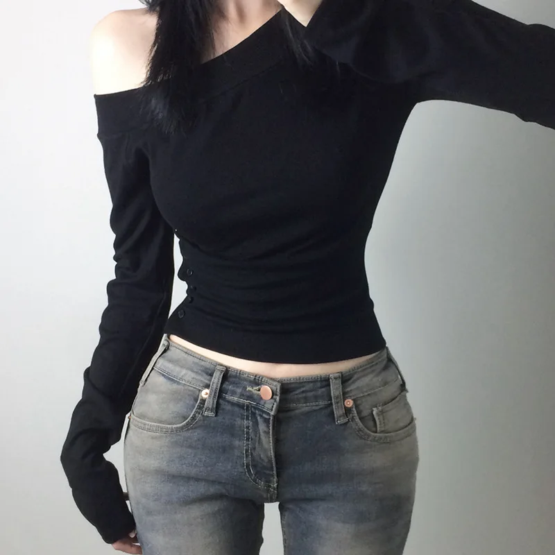 Camiseta Vintage Y2K con Boton - Embroidery Fashion reseña y precio