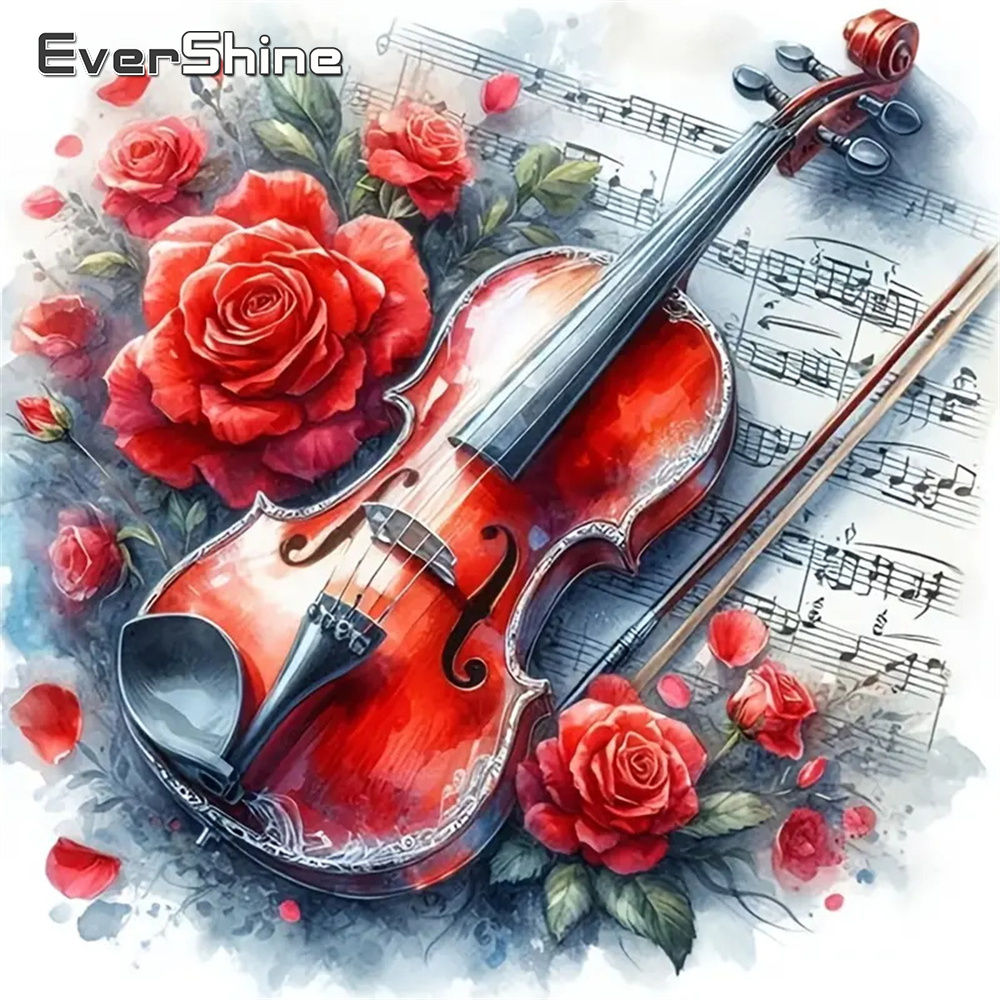 Evershine-pintura de diamante  - Embroidery Rose Stitch reseña y precio