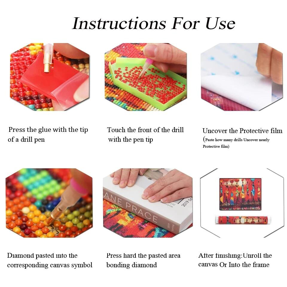 Pintura de diamantes 5D DIY, a - Embroidery Rose Stitch reseña y precio