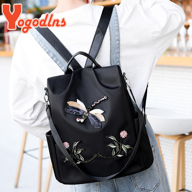 Mochila Yogodlns con bordado a - Embroidery Kit Pouch reseña y precio